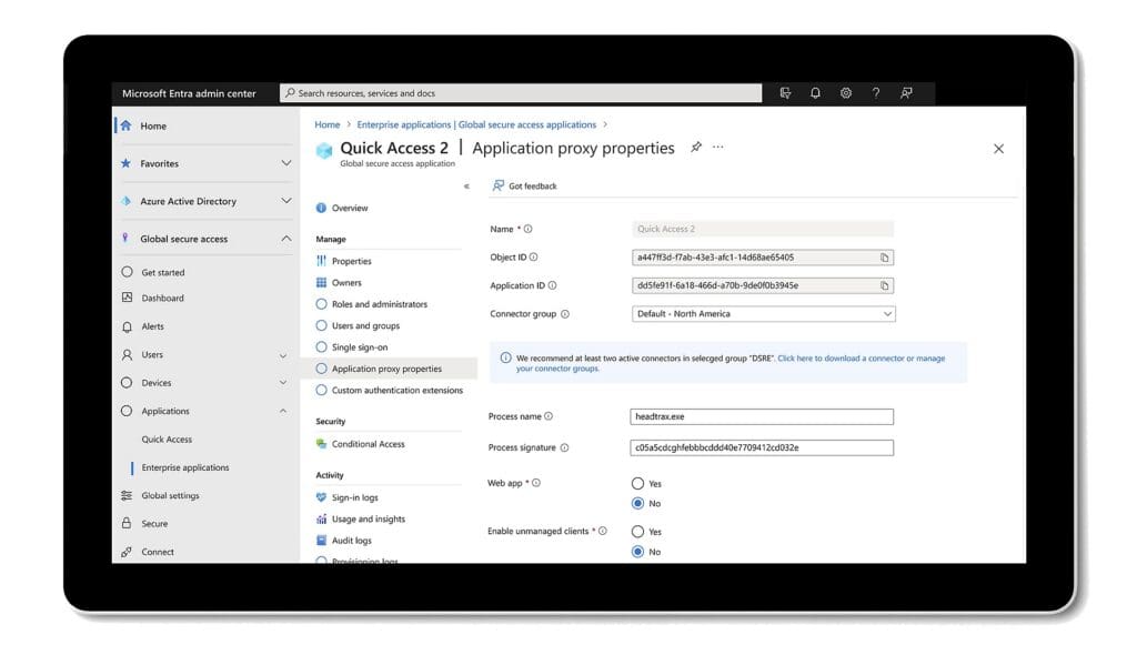Microsoft Entra Dashboard