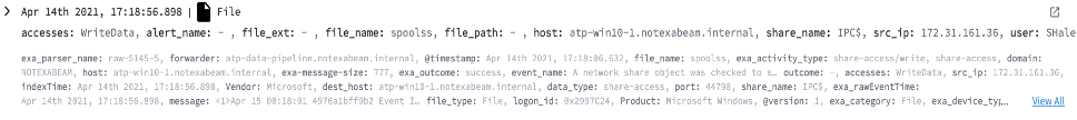 Detecting remote print spooler driver load using 5145