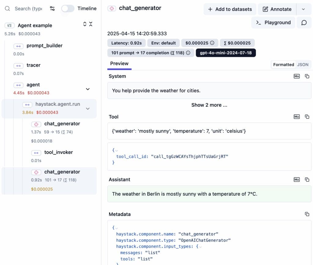 Haystack Dashboard