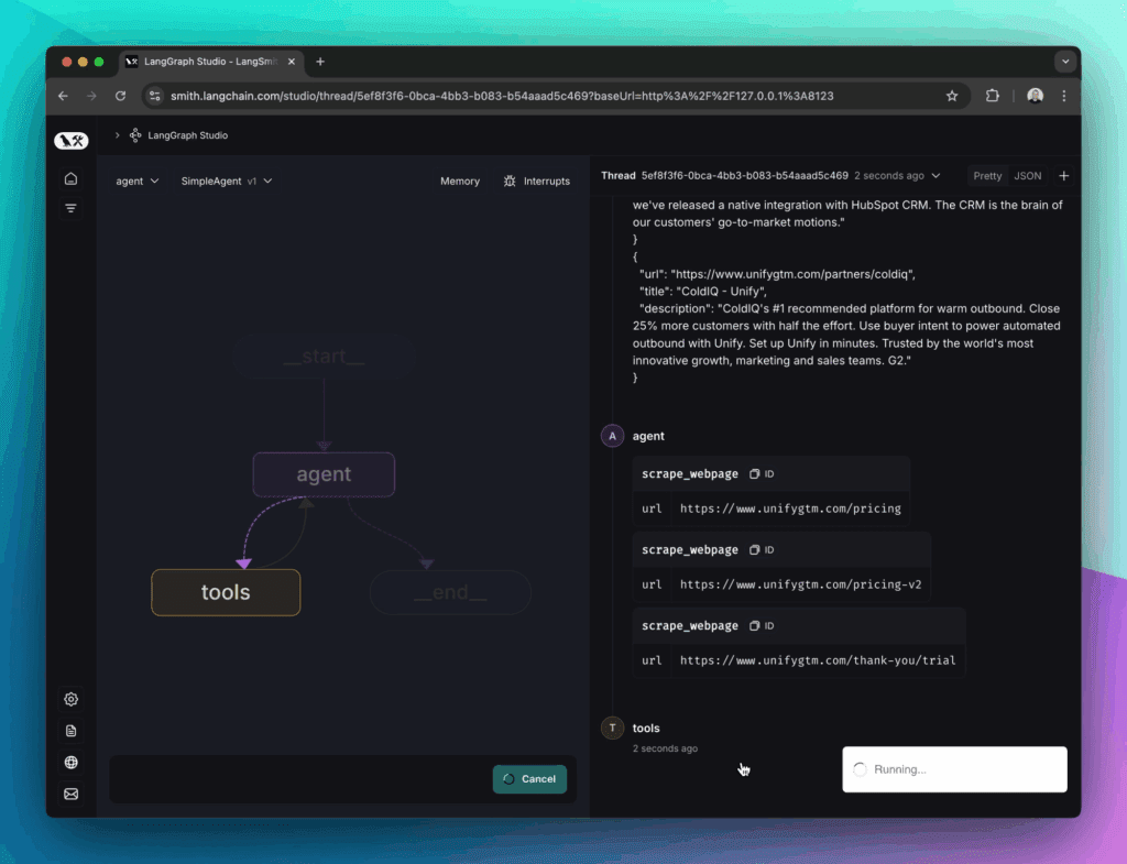 LangChain Dashboard