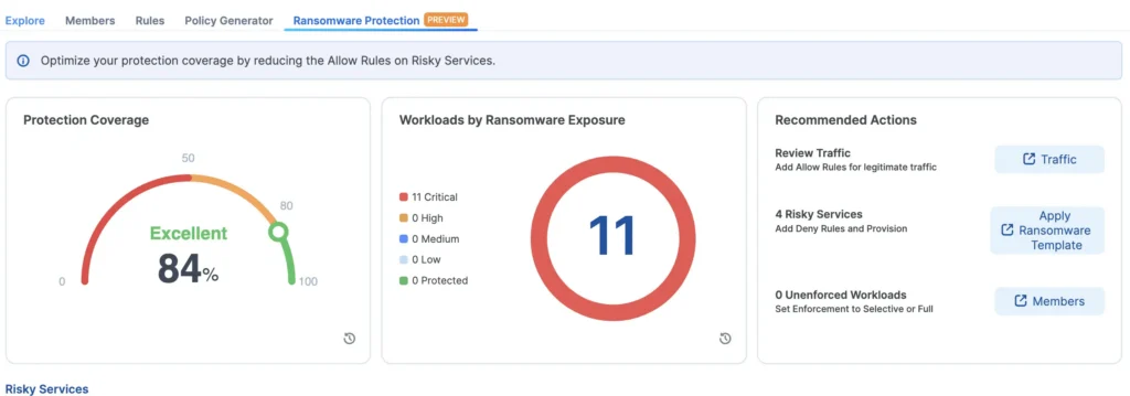Illumio Dashboard
